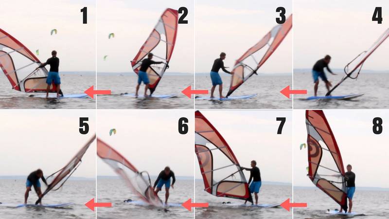 helitack no hand windsurfing