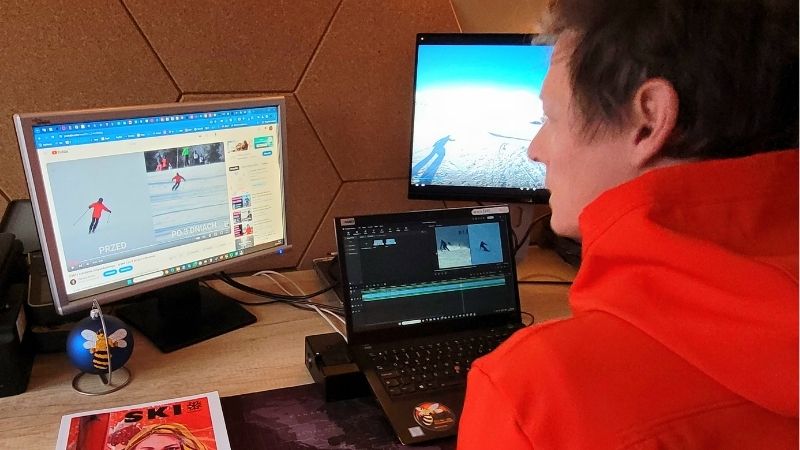 Analiza techniki narciarskiej na podstawie przesłanego video